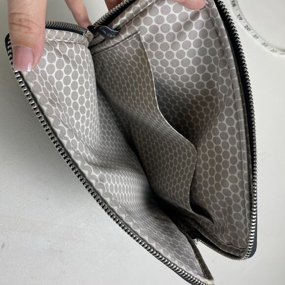 Brighton Patent Leather Nylon iPad Tablet Reader Case Zips With Pockets Black - Picture 7 of 8